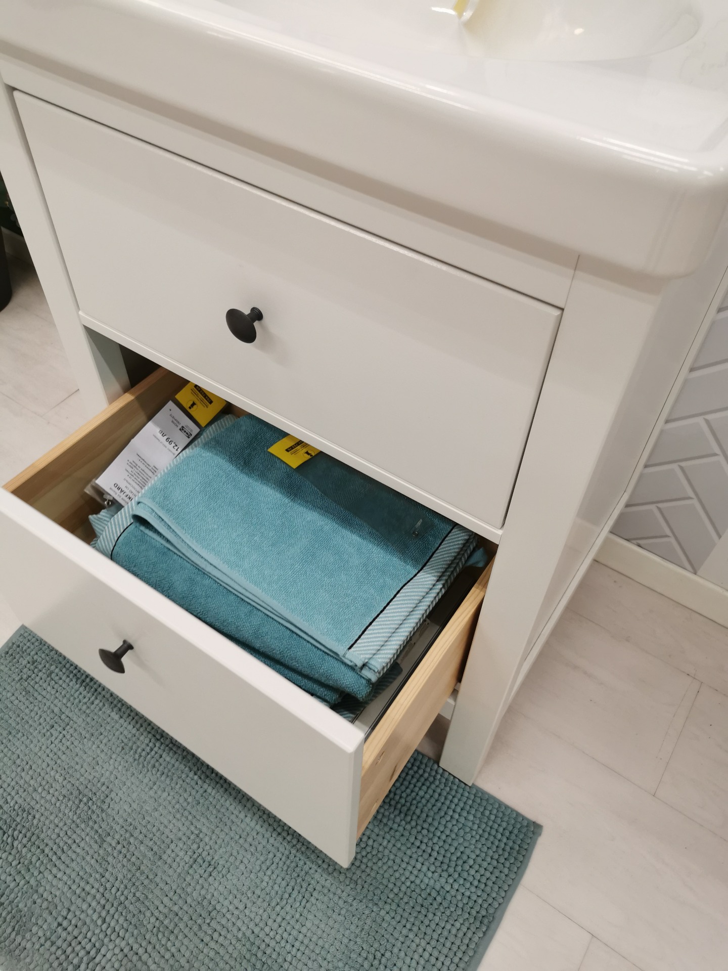 IKEA Hemnes Bathroom with Rättviken Sink